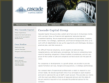 Tablet Screenshot of cascadecapitalgroup.com
